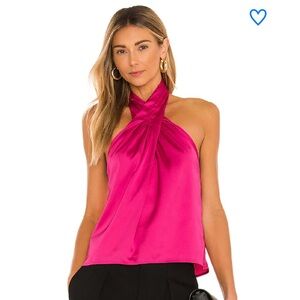 REVOLVE x superdown amerie pleated halter - size XS